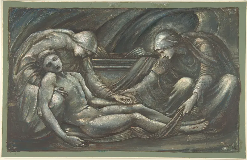 The Entombment Wall Art by Sir Edward Burne-Jones - High-Resolution Digital Print