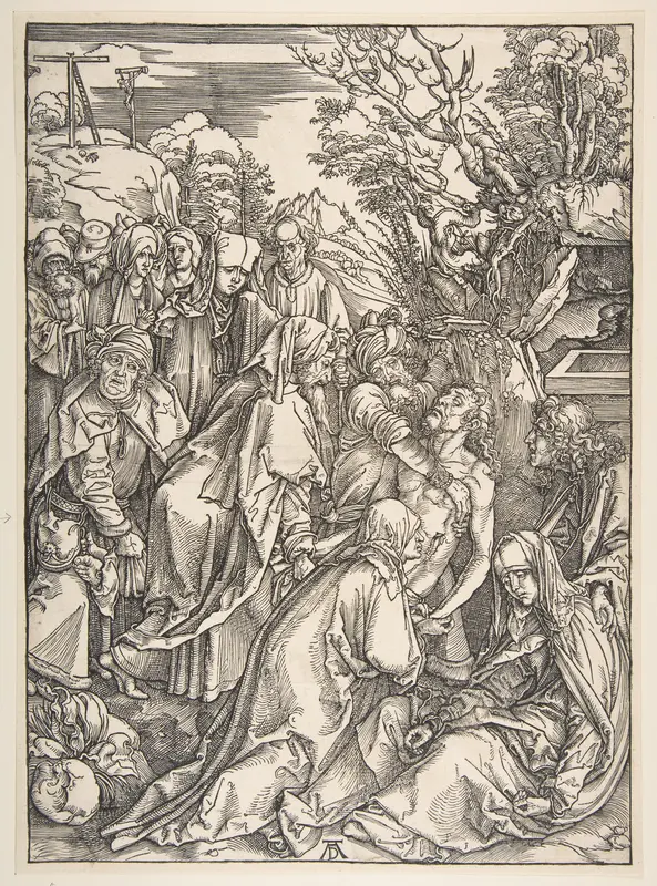 The Entombment Wall Art by Albrecht Dürer - High-Resolution Digital Print