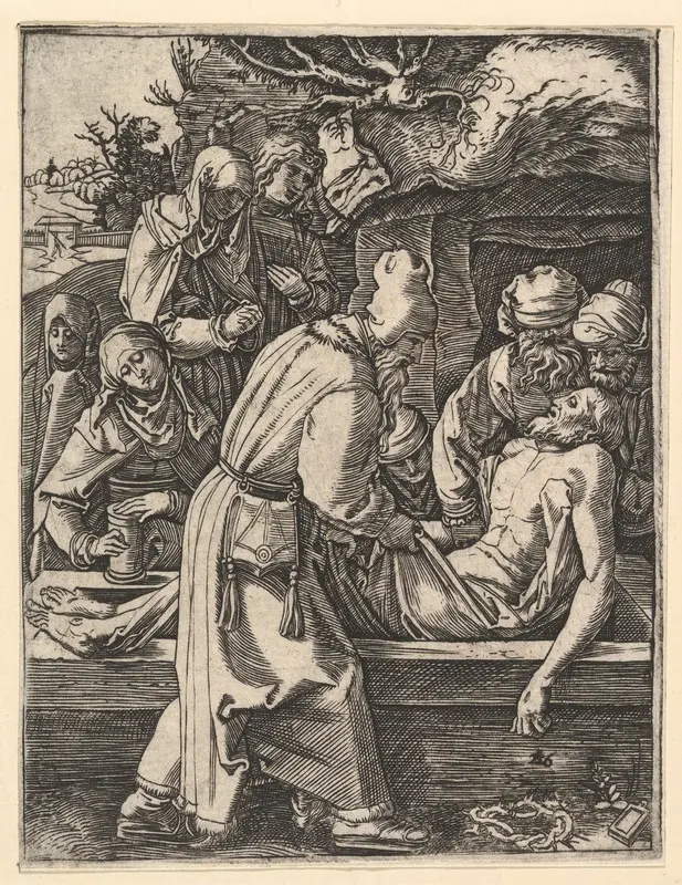 The Entombment, from "The Passion of Christ", after Dürer
