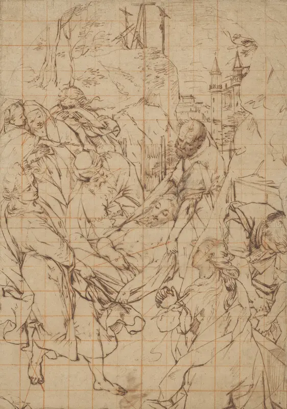 The Entombment of Christ Wall Art by Federico Barocci - High-Resolution Digital Print
