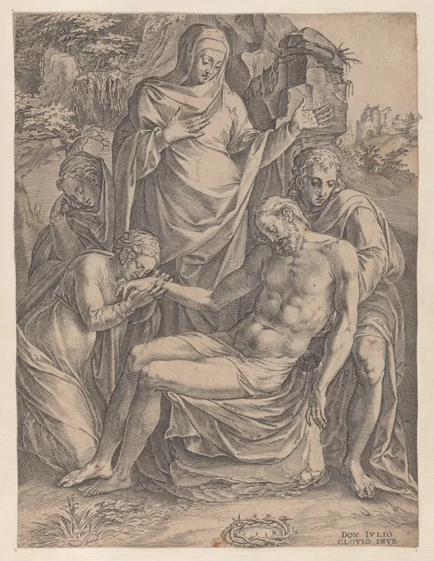 The Entombment of Christ Wall Art by Anonymous - High-Resolution Digital Print