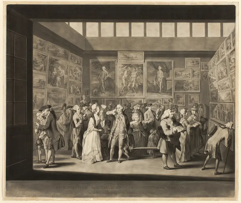 The Exhibition of the Royal Academy of Painting in the Year 1771