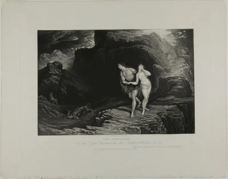 The Expulsion, from Illustrations of the Bible