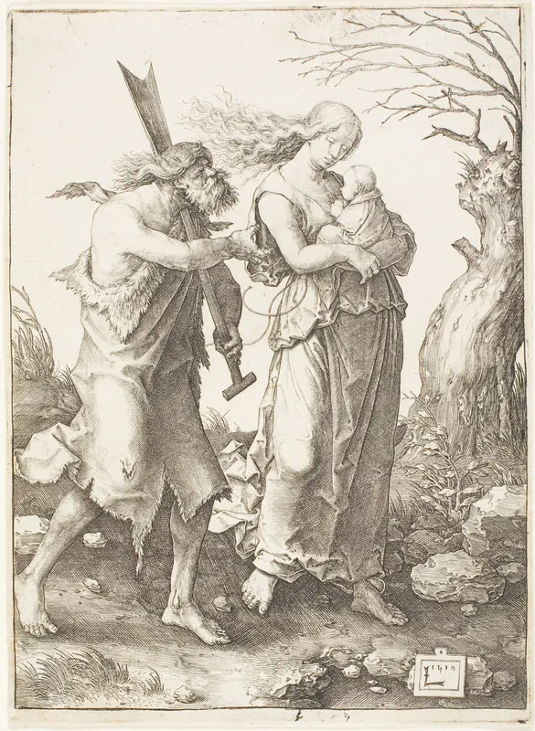 The Expulsion from Paradise Wall Art by Lucas van Leyden - High-Resolution Digital Print