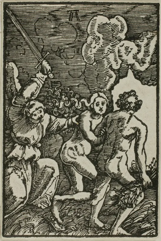 The Expulsion from Paradise, from The Fall and Redemption of Man Wall Art by Albrecht Altdorfer - High-Resolution Digital Print