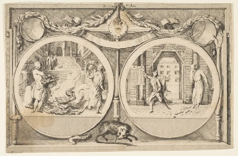 The Expulsion of the Jesuits Wall Art by Gabriel de Saint-Aubin - High-Resolution Digital Print