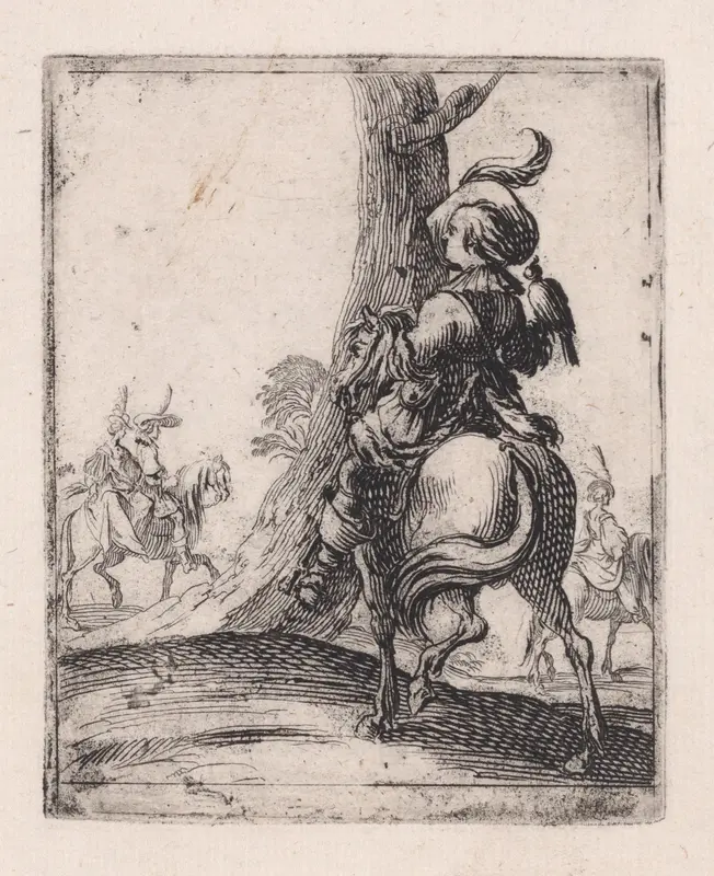 The Falconer Wall Art by Jacques Callot - High-Resolution Digital Print