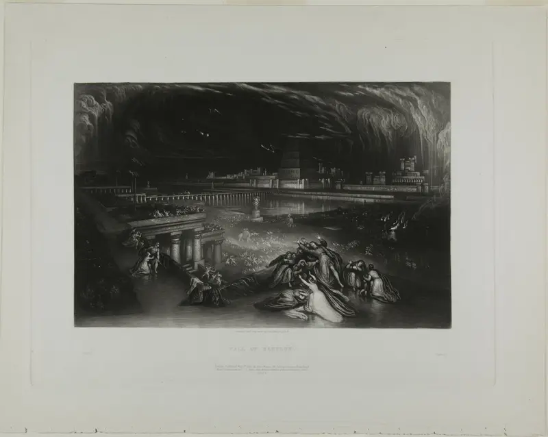 The Fall of Babylon, from Illustrations of the Bible