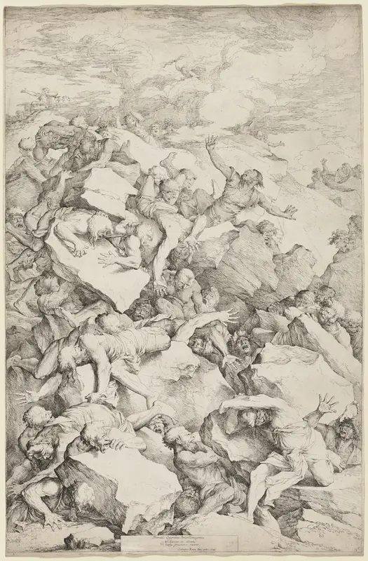 The Fall of the Giants Wall Art by Salvator Rosa - High-Resolution Digital Print