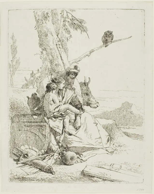 The Family of the Oriental Peasant, from Scherzi