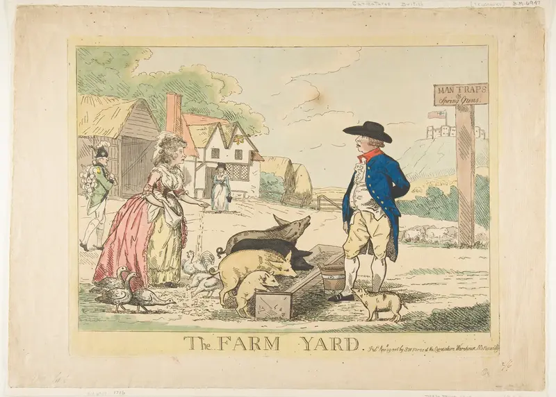 The Farm Yard Wall Art by Henry Kingsbury - High-Resolution Digital Print