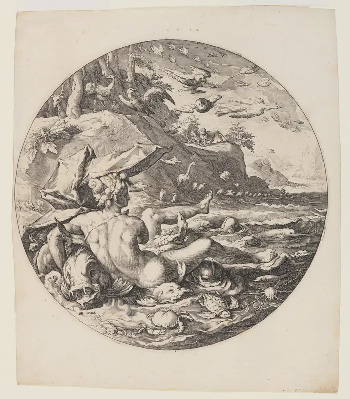 The Fifth Day, plate 6, from Creation of the World