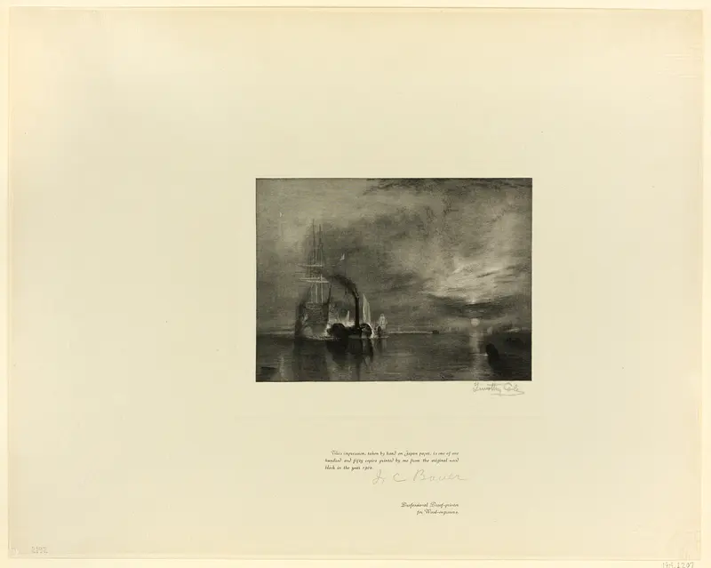 The Fighting Téméraire, from Old English Masters