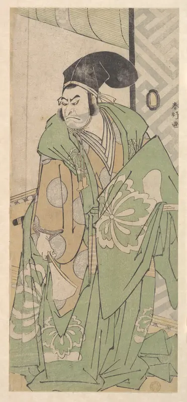 The First Nakamura Nakazo in the Role of Ko no Moronao