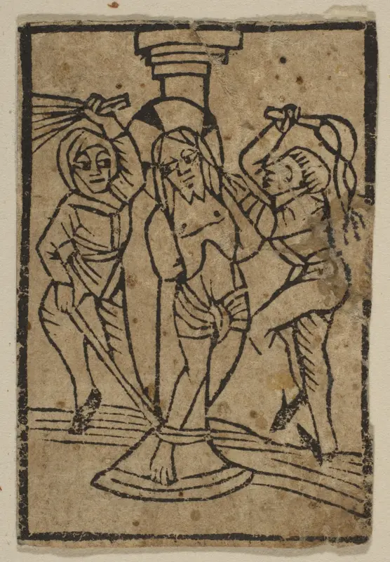 The Flagellation Wall Art by Anonymous, German, 15th century - High-Resolution Digital Print