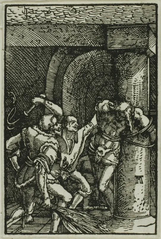 The Flagellation, from The Fall and Redemption of Man Wall Art by Albrecht Altdorfer - High-Resolution Digital Print