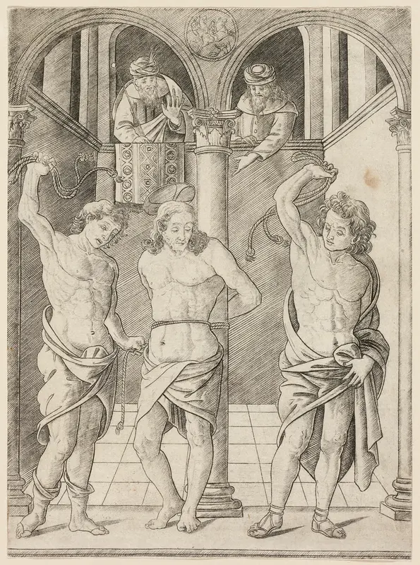 The Flagellation, from the Mysteries of the Rosary Wall Art by Francesco Rosselli - High-Resolution Digital Print