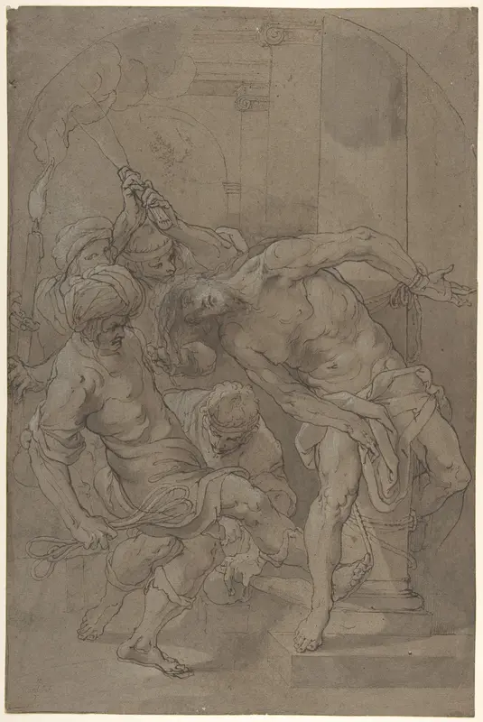 The Flagellation of Christ Wall Art by Matthäus Gundelach - High-Resolution Digital Print