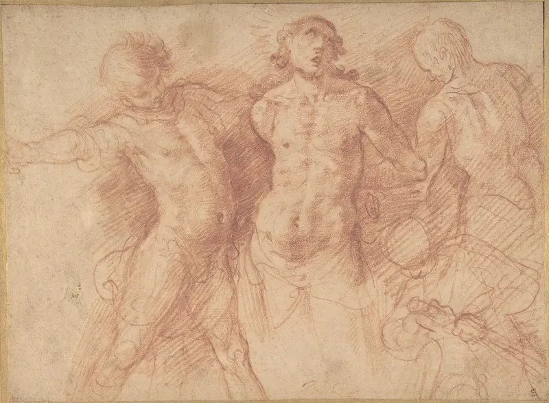 The Flagellation of Christ Wall Art by Bernardo Cavallino - High-Resolution Digital Print