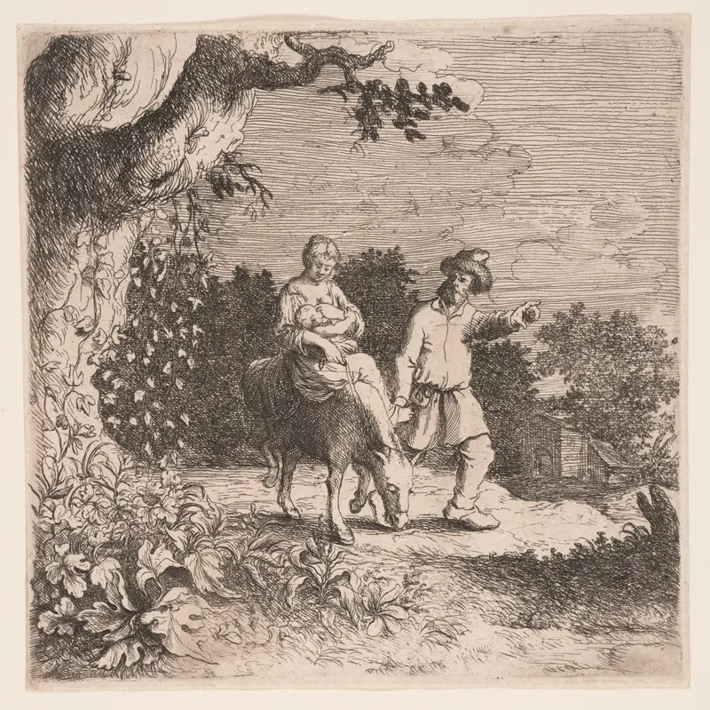 The Flight into Egypt Wall Art by Willem Basse - High-Resolution Digital Print