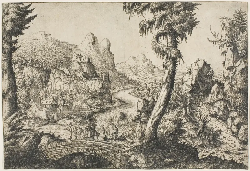 The Flight into Egypt Wall Art by Hanns Lautensack - High-Resolution Digital Print