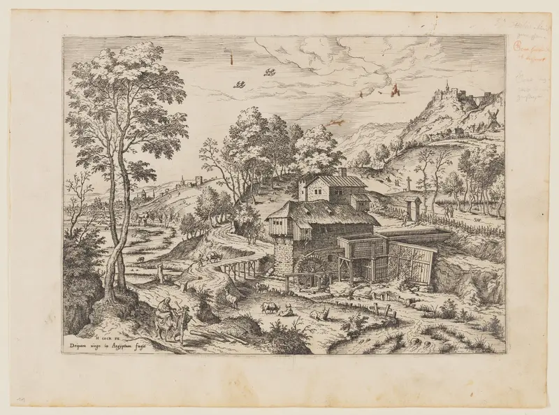 The Flight into Egypt, from Landscapes with Biblical and Mythological Scenes