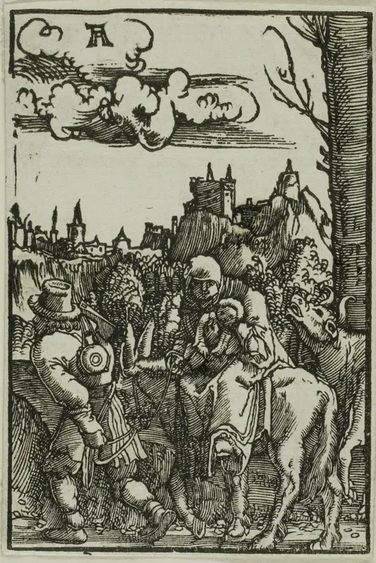 The Flight into Egypt, from The Fall and Redemption of Man Wall Art by Albrecht Altdorfer - High-Resolution Digital Print