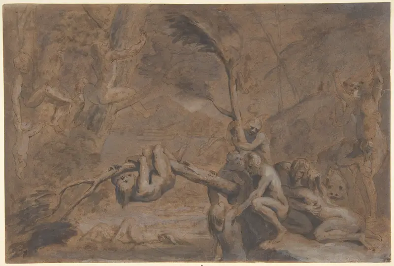 The Flood Wall Art by Jan Cossiers - High-Resolution Digital Print