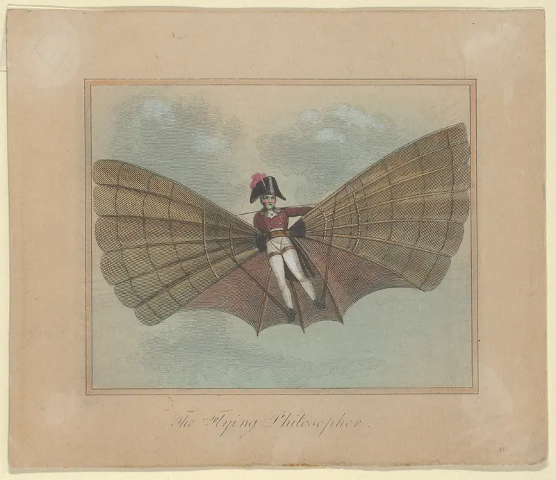The Flying Philosopher Wall Art by Unknown - High-Resolution Digital Print
