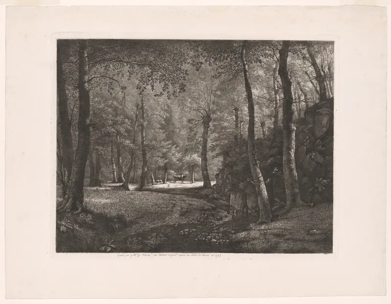 The Forest of Rochecardon Wall Art by Jean-Michel Grobon - High-Resolution Digital Print