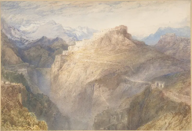 The Fort of L'Esseillon, Val de la Maurienne, France Wall Art by Joseph Mallord William Turner - High-Resolution Digital Print