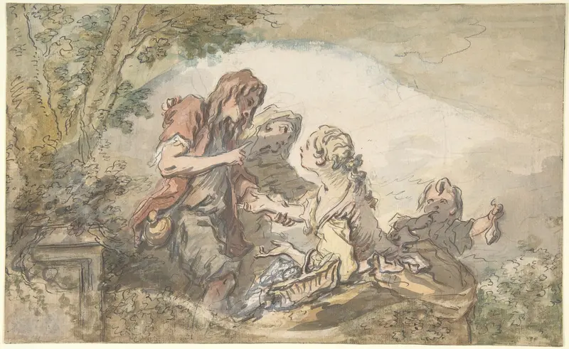 The Fortune Teller Wall Art by François Boucher - High-Resolution Digital Print