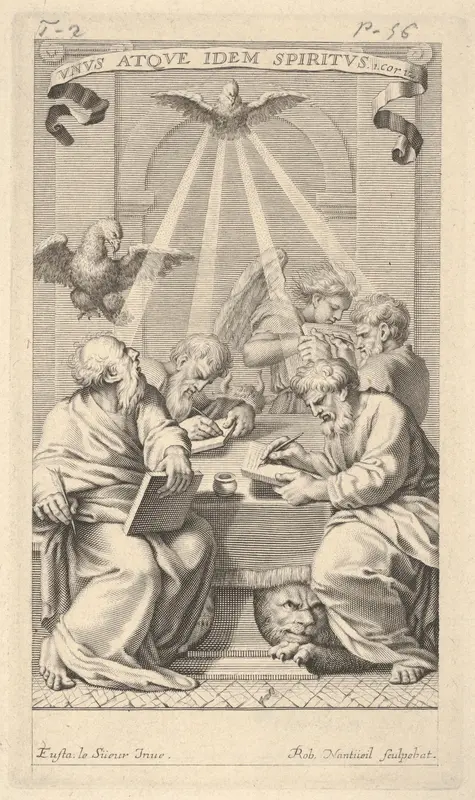 The Four Evangelists Wall Art by Robert Nanteuil - High-Resolution Digital Print