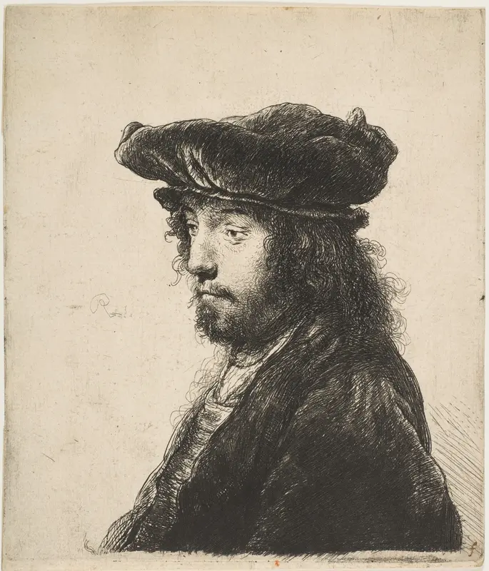 The Fourth Oriental Head Wall Art by Rembrandt (Rembrandt van Rijn) - High-Resolution Digital Print
