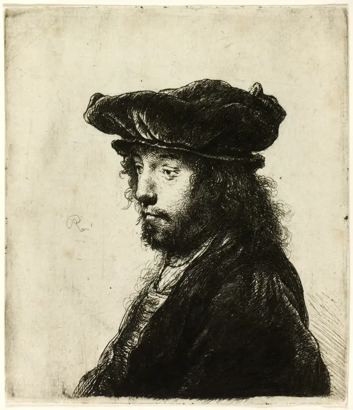 The Fourth Oriental Head Wall Art by Rembrandt van Rijn - High-Resolution Digital Print