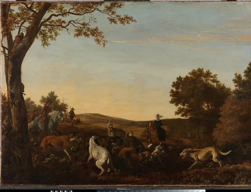The Fox Hunt Wall Art by Ludolf de Jongh - High-Resolution Digital Print