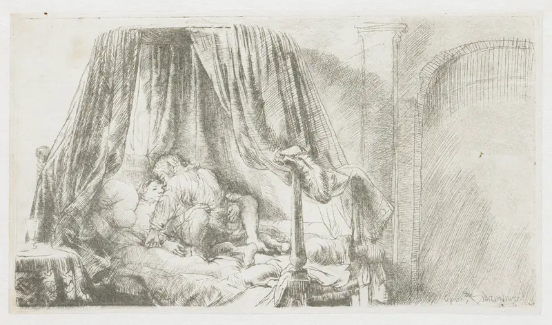 The French bed Wall Art by Unknown - High-Resolution Digital Print