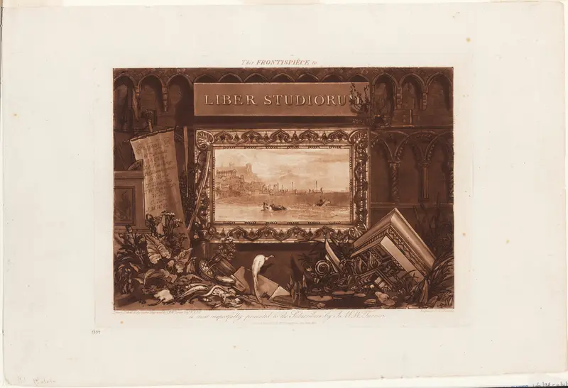 The Frontispiece to Liber Studiorum Wall Art by Joseph Mallord William Turner - High-Resolution Digital Print