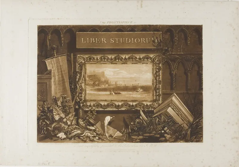 The Frontspiece to Liber Studiorum Wall Art by Joseph Mallord William Turner - High-Resolution Digital Print