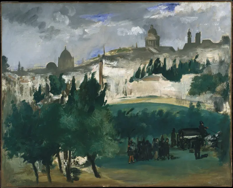 The Funeral Wall Art by Edouard Manet - High-Resolution Digital Print