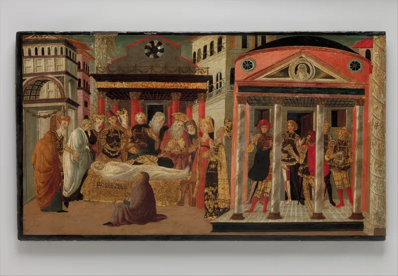 The Funeral of Lucretia Wall Art by Master of Marradi - High-Resolution Digital Print