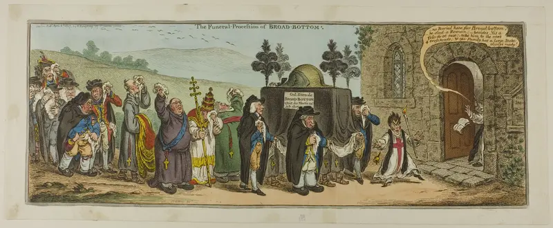 The Funeral Procession of Broad-Bottom