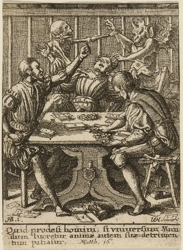 The Gamesters and Death, from The Dance of Death
