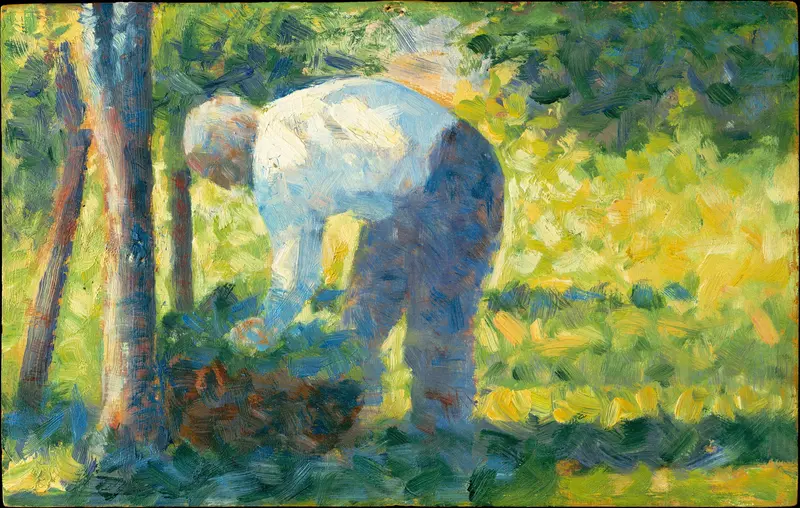 The Gardener Wall Art by Georges Seurat - High-Resolution Digital Print