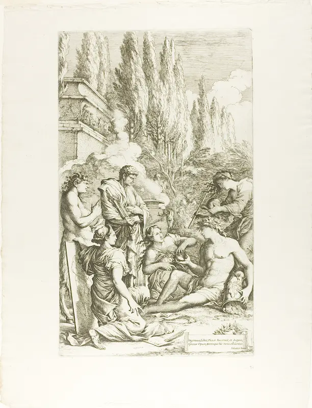 The Genius of Salvator Rosa Wall Art by Salvator Rosa - High-Resolution Digital Print