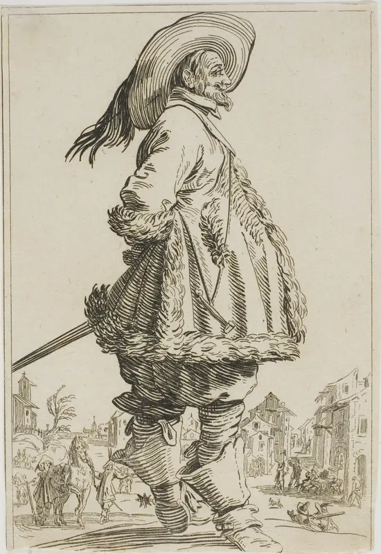 The Gentleman in the Fur-Trimmed Mantle with his Hands Behind his Back, from the series The Nobility of Lorraine