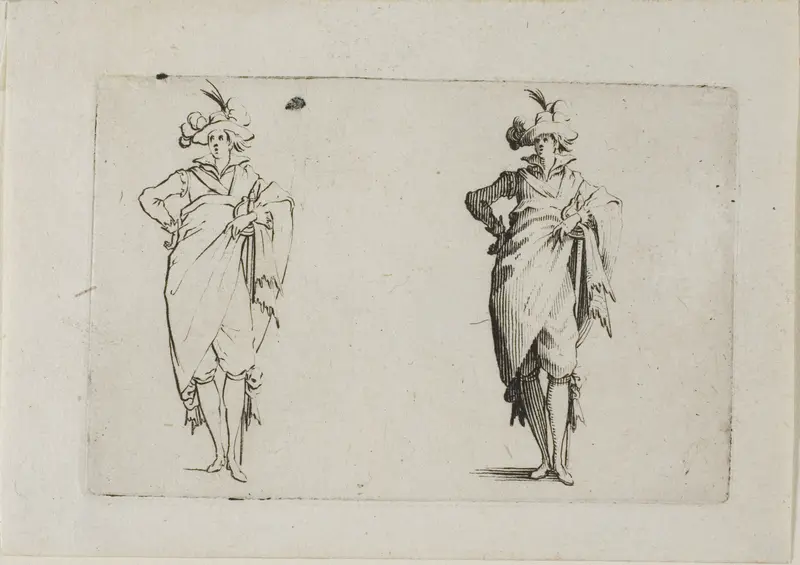 The Gentleman Seen from the Front, with his Right Hand on his Hip, from The Caprices