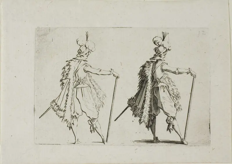The Gentleman with a Large Cane, from The Caprices