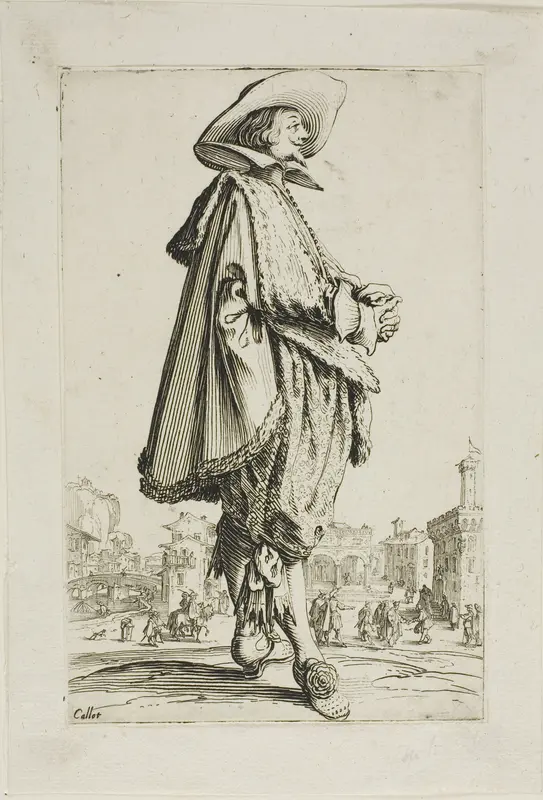The Gentleman with Clasped Hands, plate eleven from La Noblesse