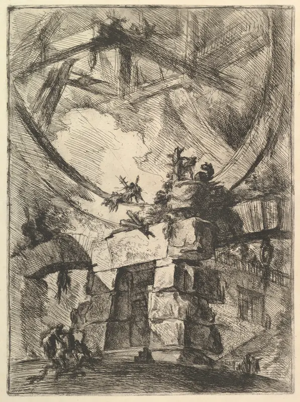The Giant Wheel, from "Carceri d'invenzione" (Imaginary Prisons)